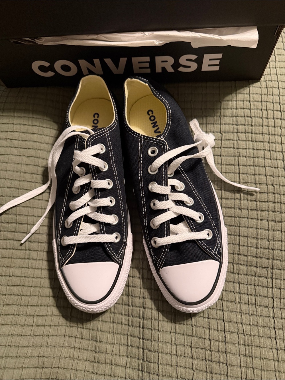 Converse Black & White Low Top Canvas Sneaker